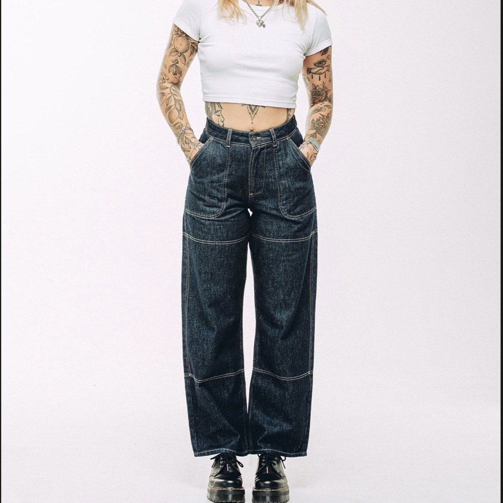 Rosa High Waisted Jean - Indigo Denim - Picture 3 of 4